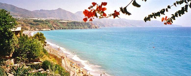 Apartament Nerja 1ª Linea De Playa De Burriana , Terraza Grande Al Mar Zewnętrze zdjęcie